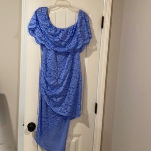 Off the shoulder asymmetrical hem dress size Medium.